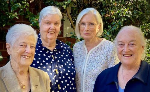 Sisters Margaret Farrell, Loreto Conroy, Jennie Ryan, and Carmel McDonough.